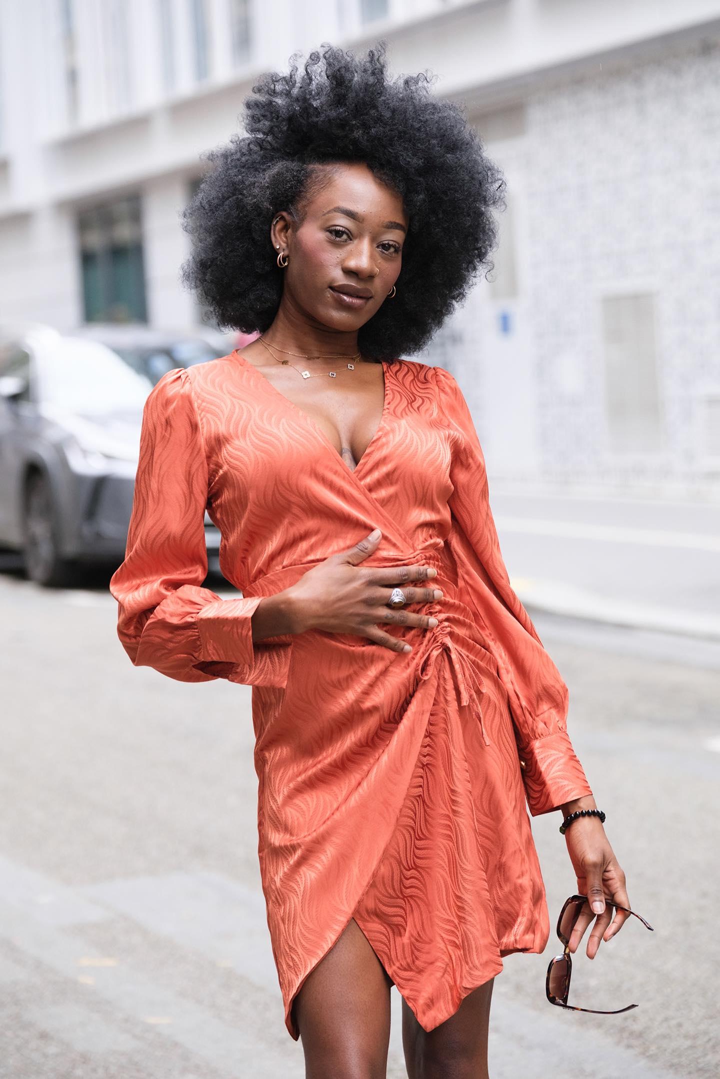 La petite robe orange