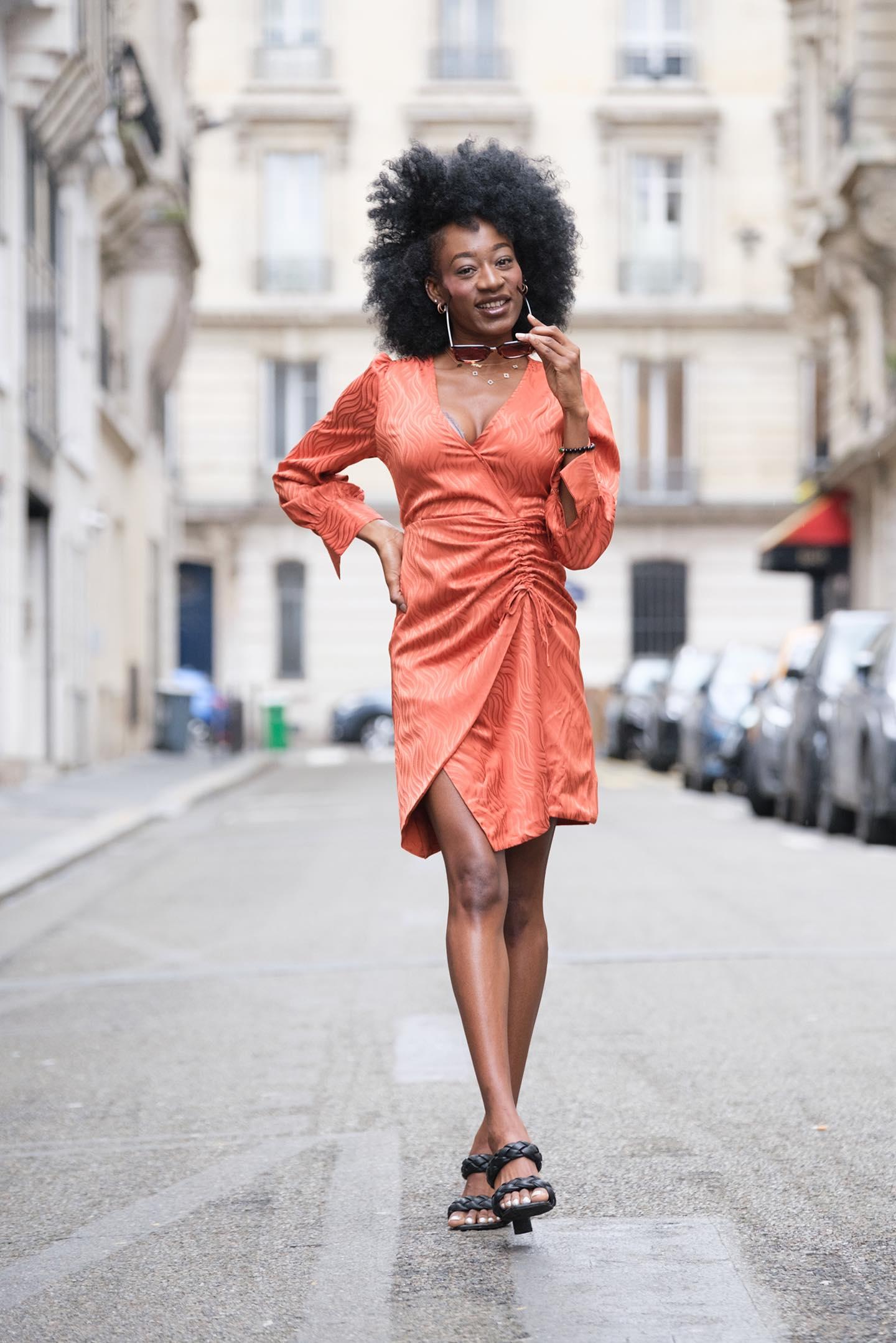 La petite robe orange