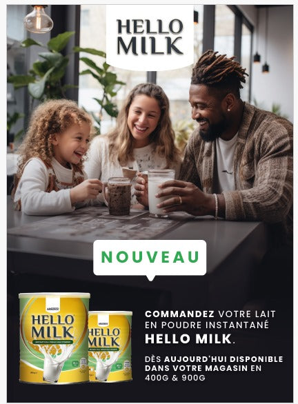 Lait en poudre instantané 900g Hello Milk