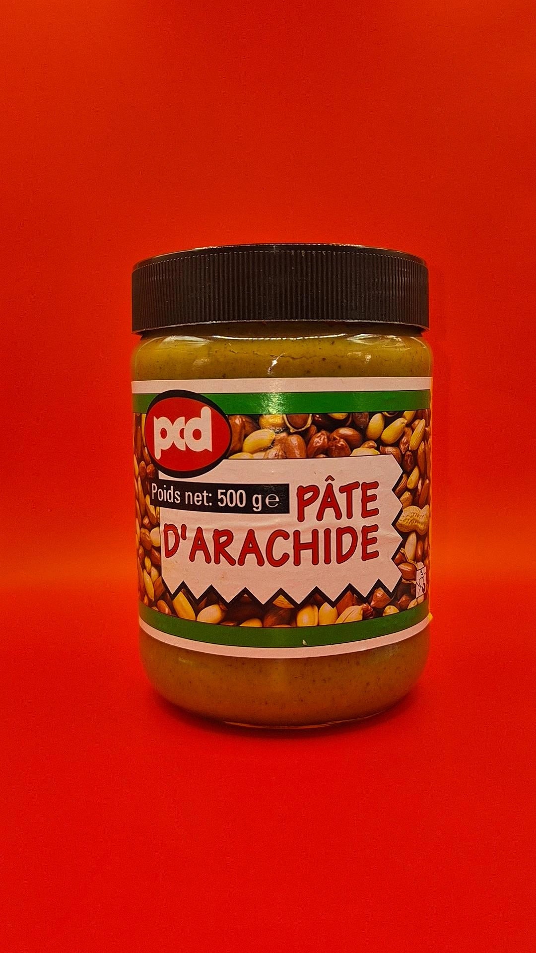 Pate d'arachide sans sucre PCD 500G