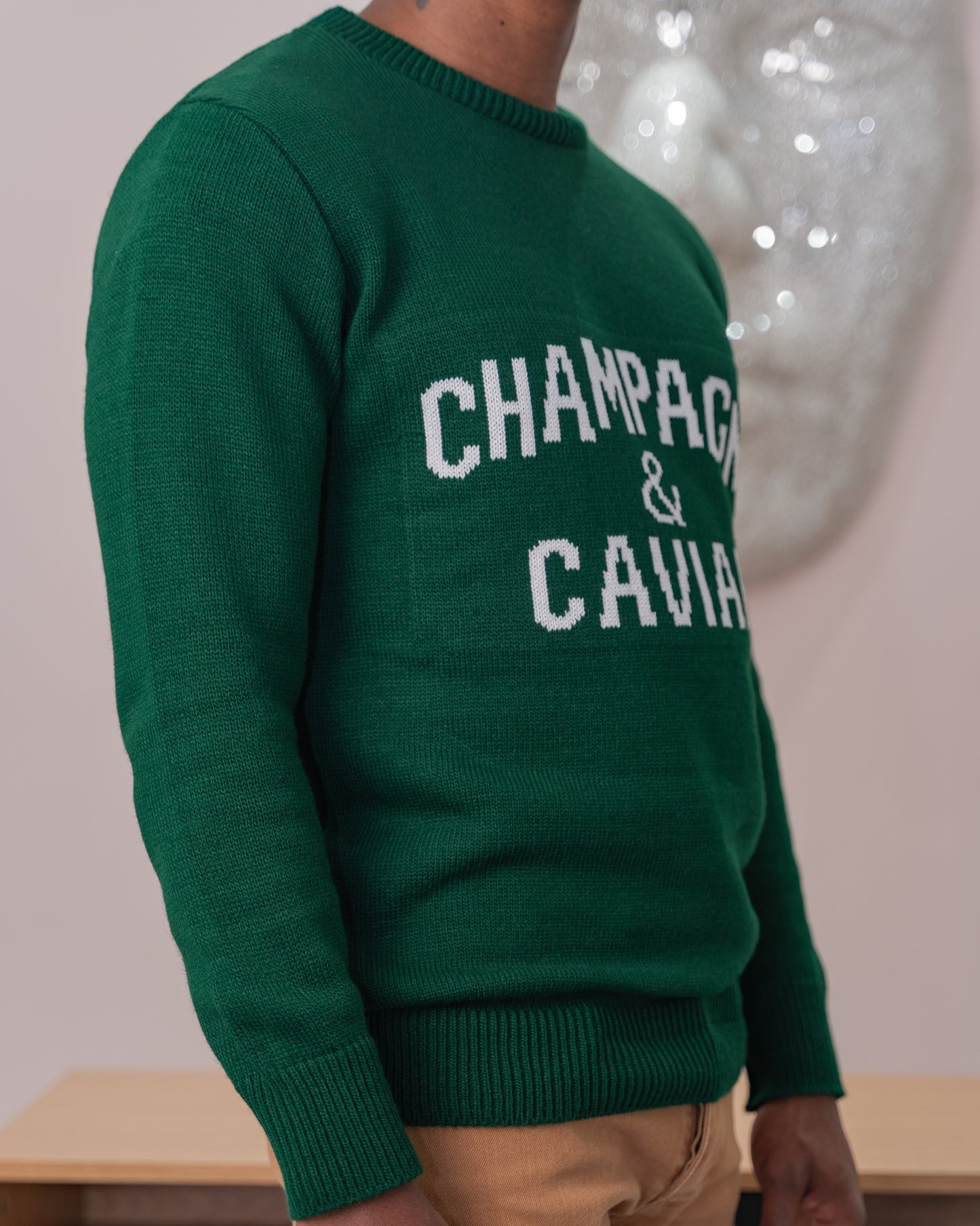 Pull-over champagne & caviar