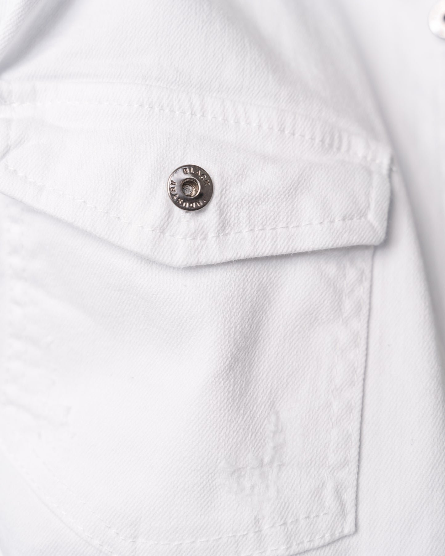 Chemise jeans - Blanc
