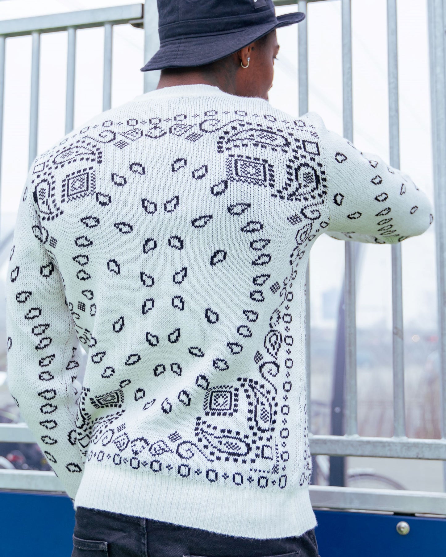 Uniplay Pull-over blanc/noir