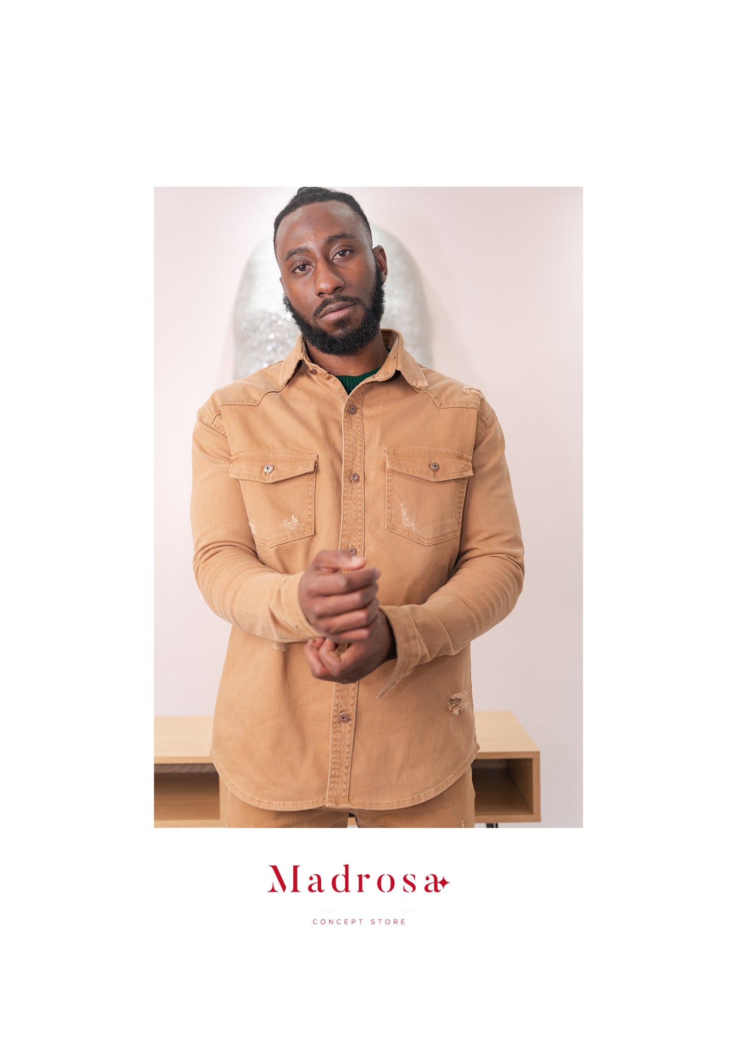 Chemise en jeans - Marron