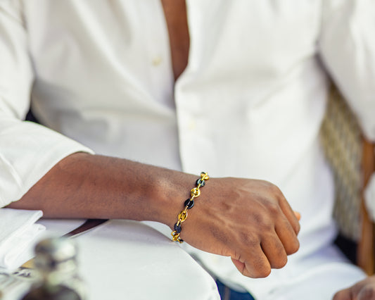 Gourmette & Collier Café Noir Édition Ambition