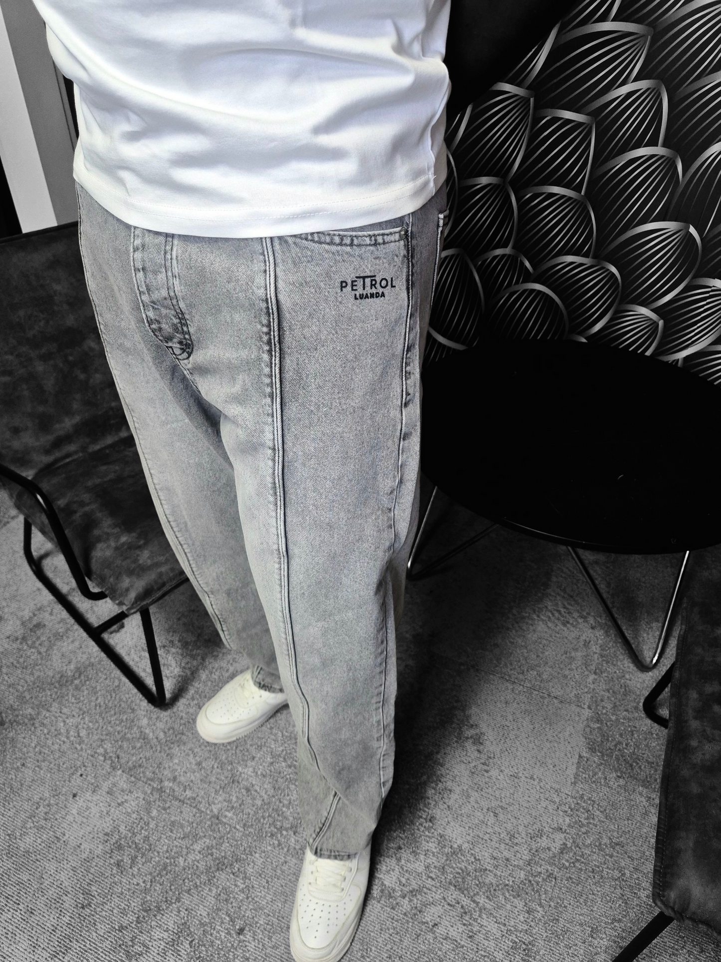 Jeans gris PETROL